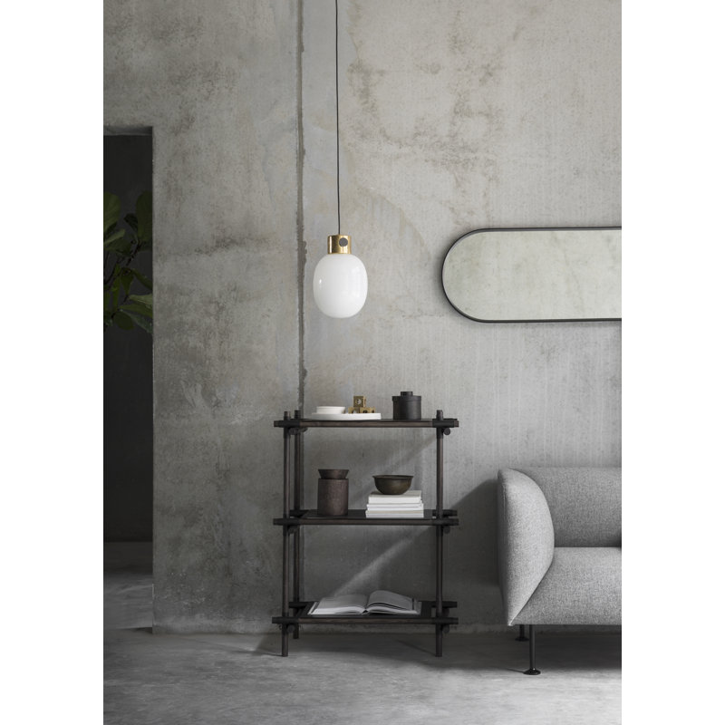 New Norm Decor Metal Mirror, Black
