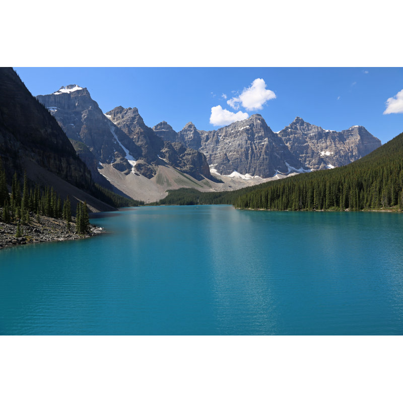 Lake Moraine - Wrapped Canvas Print, 81cm H x 122cm W