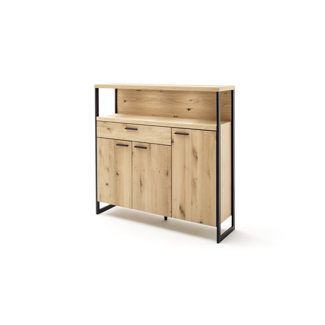 Highboard aus Massivholz 140 cm