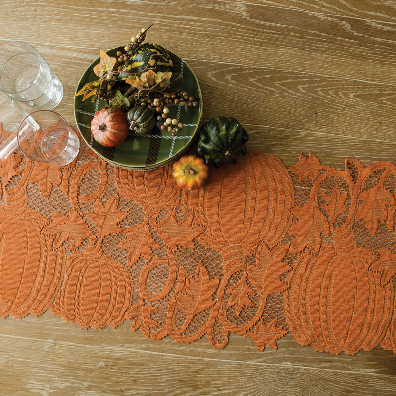 Lyndora Toile Thanksgiving Table Runner, 60" L x 14" W