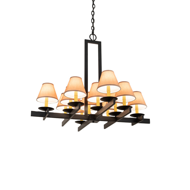 Brevan 12 - Light Dimmable Geometric Chandelier