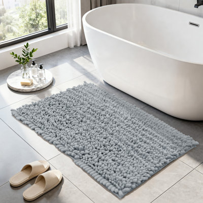 Ultra Plush Chenille Non-Slip Bath Rug