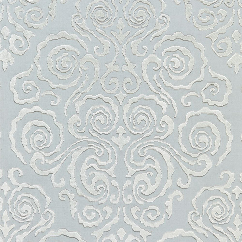 Tissu cirrus damassé Chinois Chic, Brume