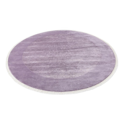 Tapis rond violet Munoz