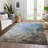 Machine Washable Indoor/Outdoor Cinead ACN1674 Denim Rug-104387021
