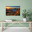 Golden Desert Canyon Dramatic Tranquil Abstract Landscape Nature Wall Art Print 1 Piece Wrapped Canvas Wall Art-1255035869