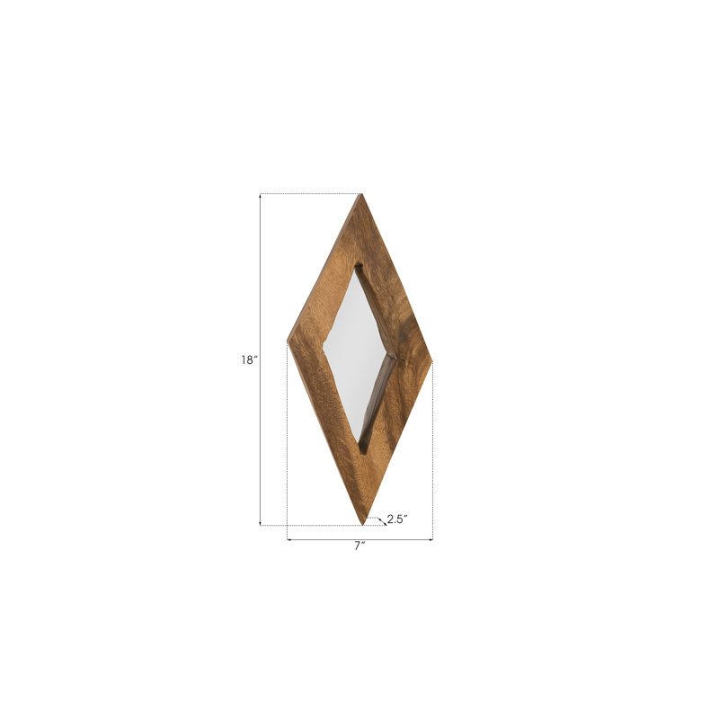 Diamond Rustic Accent Mirror