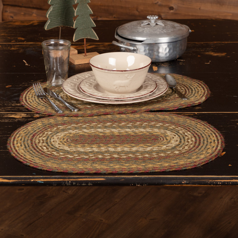 Annabelle Geometric Oval Placemat