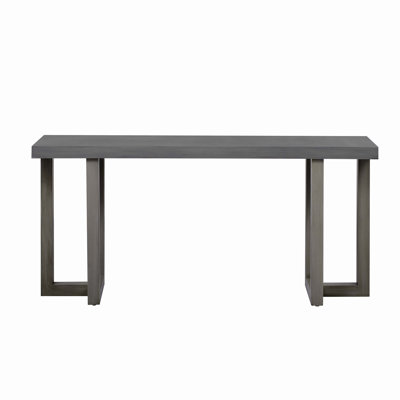 Geometric Design Console Table With Solid Pine Legs,Suitable For Entryway, Hallway, Living Room, Bedroom