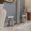 Robinet de lavabo de salle de bain espacé à deux poignées avec ensemble de drain ArcTide-119321867