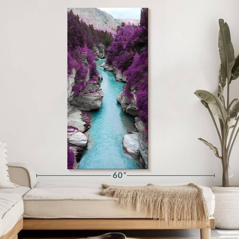 «Great Beyond», reproduction sur toile, H 54 po x l 27 po x P 1,25 po