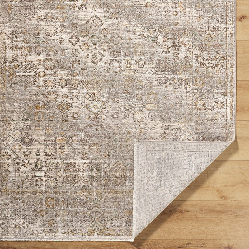 Beyanka Floral Machine Tufted Area Rug, Rectangle 200 x 275 cm