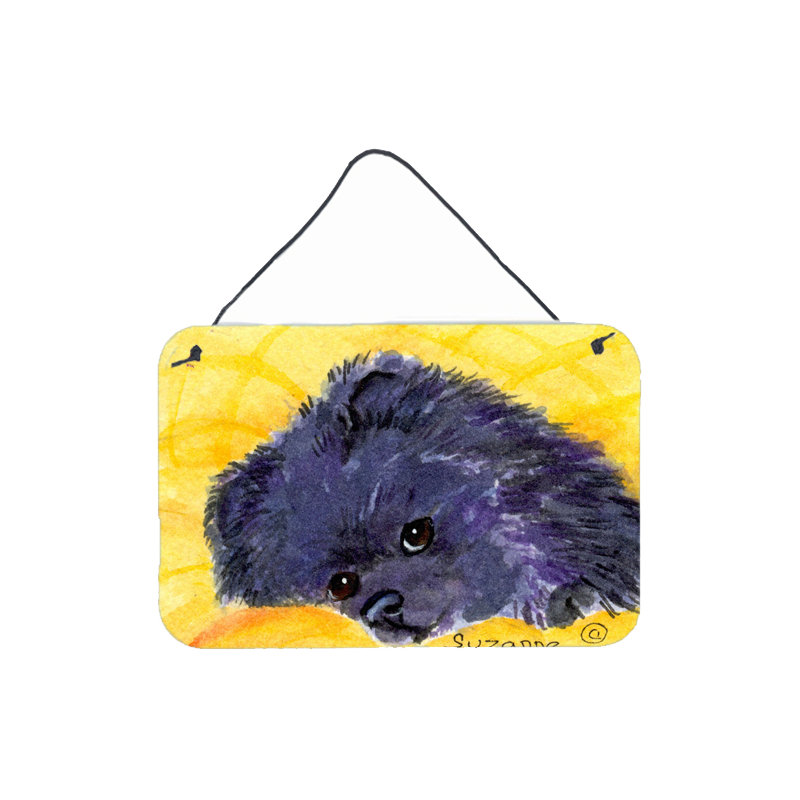 Pomeranian Indoor Painting Print Plaque