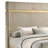 Rohnan 61-inch Upholstered Queen Wingback Bed Beige-96122306-114385233
