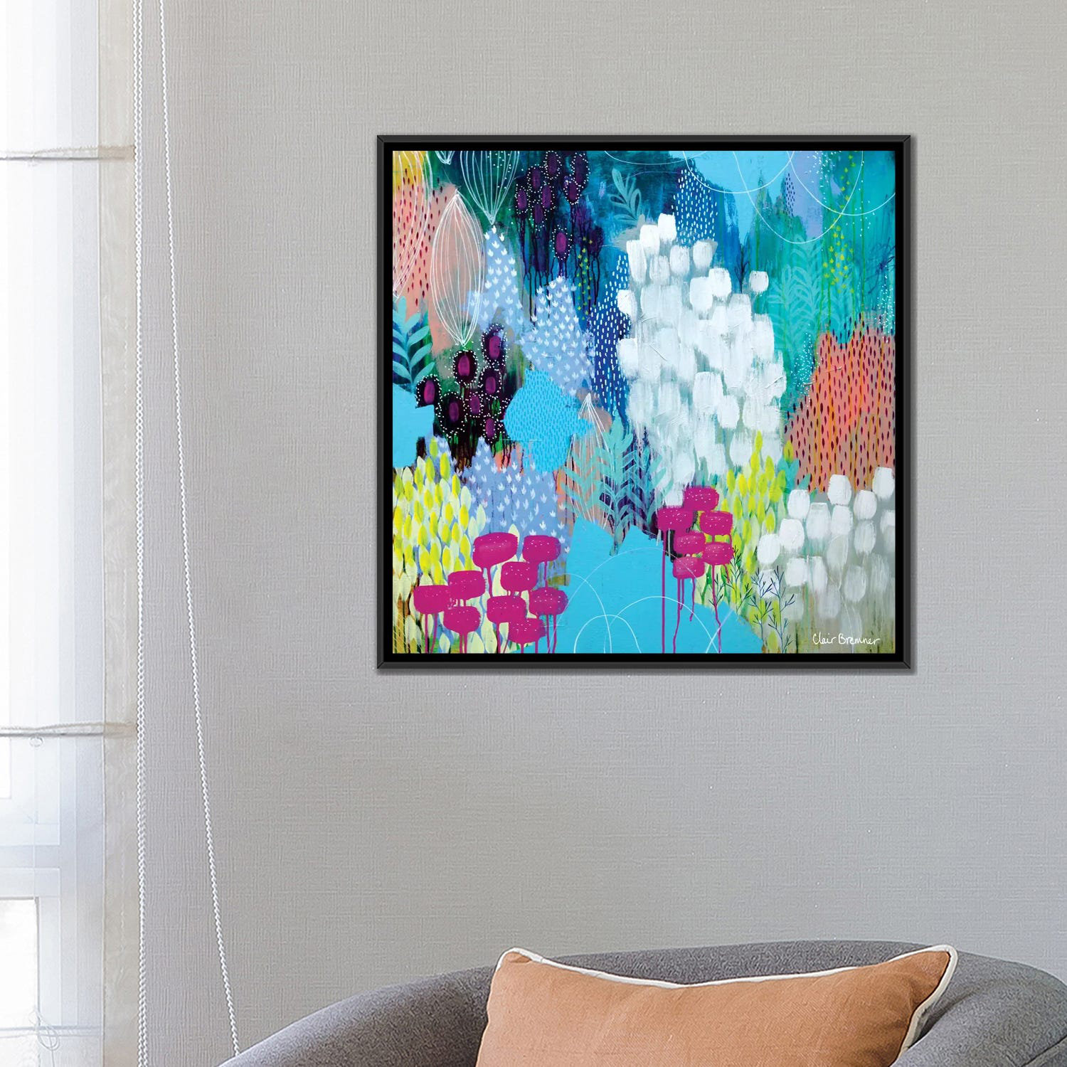 East Urban Home 'Joy' Painting Print on Canvas - Wayfair Canada