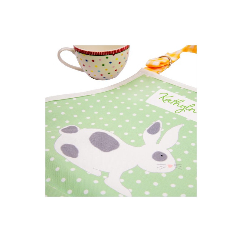 Annagh's Childrens Apron, Pea Green, 2-5 Years