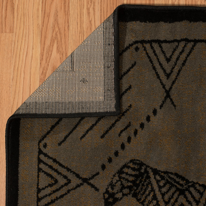 Tapis gris Sayre, 1 pi x 10 po x 2 pi 2 po