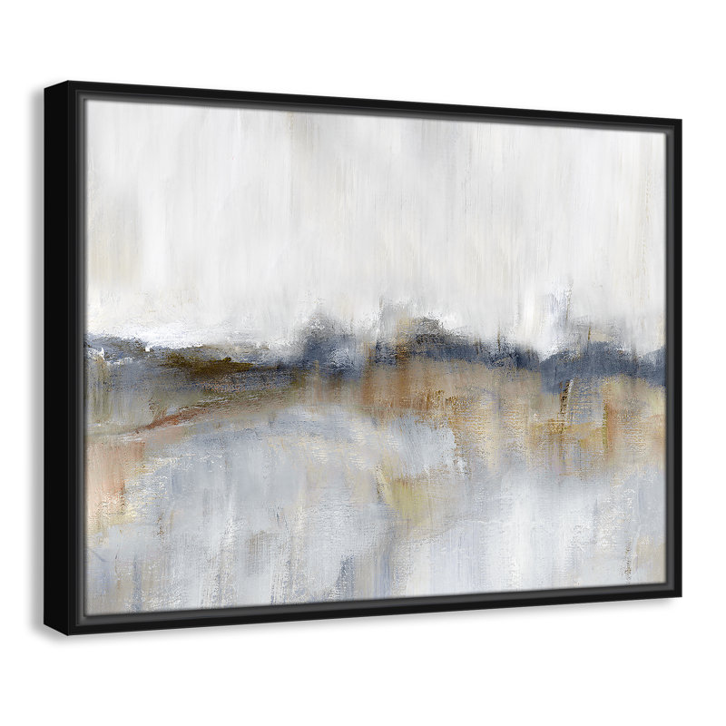 «Autumnal Tide» par Nan - reproduction sur toile flottante, H 19,5 po x l 25,5 po, Espresso