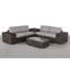 Ensemble modulaire de patio en rotin 8 pièces avec coussins entièrement assemblé