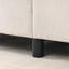 Canapé modulaire 107,87 pi avec 1 repose-pieds, coussin de siège et dossier amovible-129519939-129519940