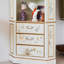 Armoire de coin multifonctionnelle peinte