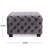 Grey Modern With Soft Velvet And Button Tuft Pattern, 29.11" X 17.75 Tufting, W D 17.75" H-2002567119