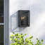 Ophelia Silver/Silver 26cm H Outdoor Wall Lantern-1388292332