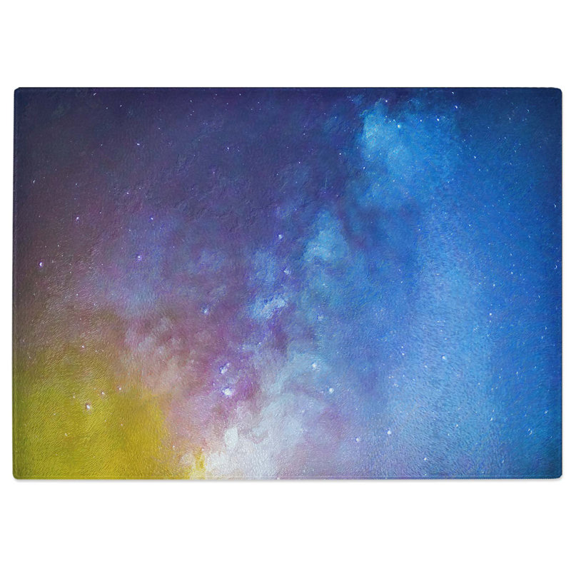 Tempered Glass out of Space Vol.13 Chopping Board, 28.5 cm W x 20 cm L