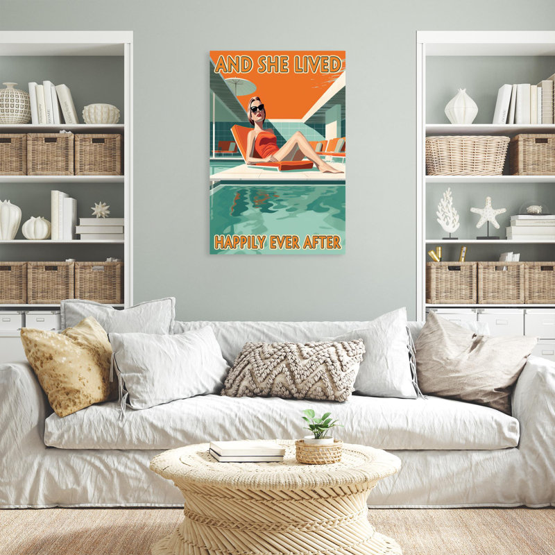 «Pool And She Lived Happily Ever After», H 36 po x l 24 po x P 1,25 po