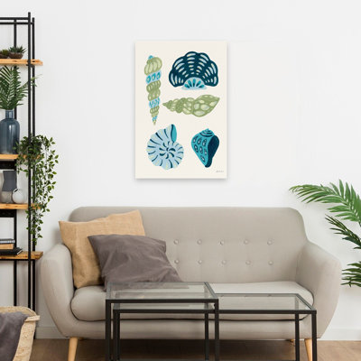My Tropical Shell Collection II Coastal; Nautique; Conque tropical bleu côtier