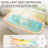CASAINC 59" Oval Solid Surface Freestanding Soaking White Bathtub With Drain