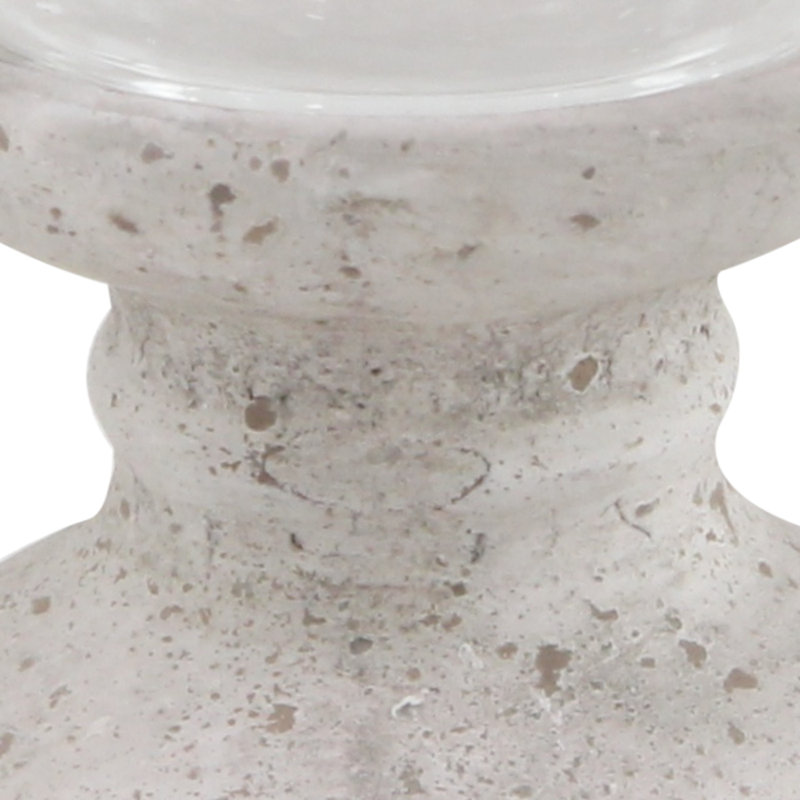 Votive de table en céramique, H 17 po x l 6 po x P 6 po
