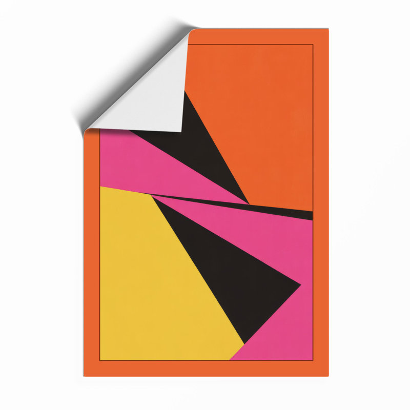 Angular Geometry Geometric - Print, Unframed, A4 - 29.7 x 21.0 cm