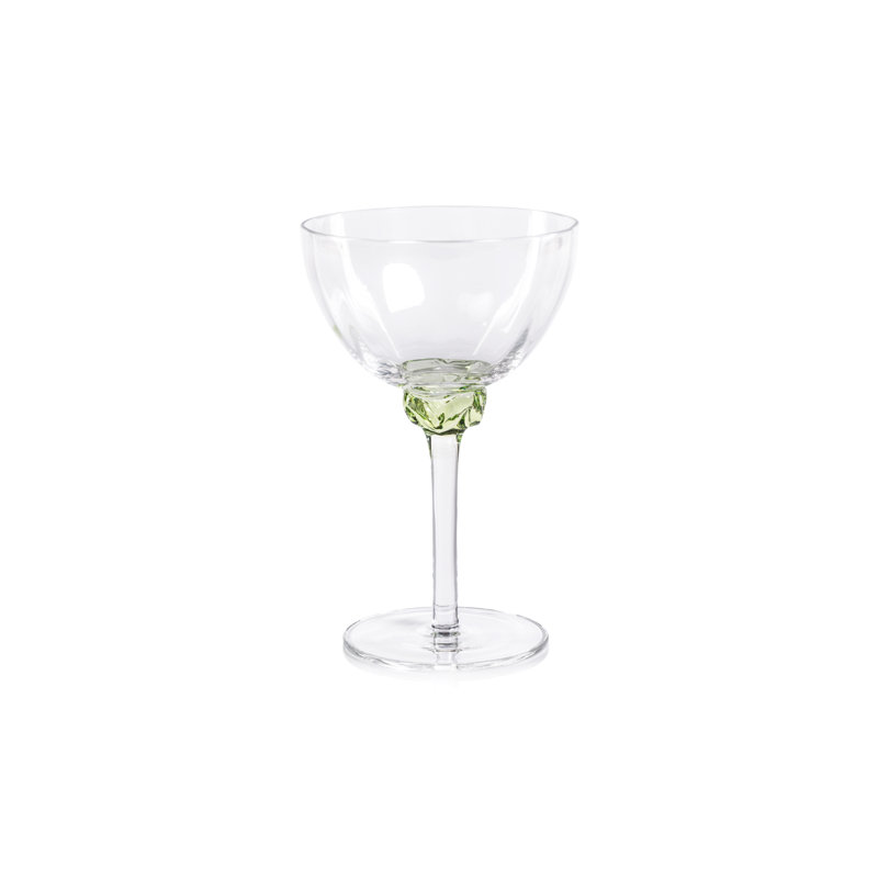 Priolo 7.05oz. Martini Glass Set, Light Green