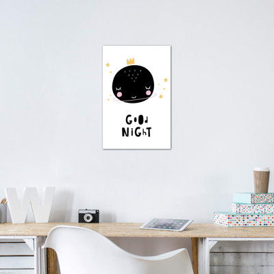 Bonne nuit, planète Scandi - impression d'art graphique