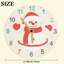 Kit de bricolage horloge - Noël