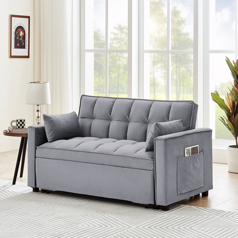 Canapé-lit convertible Modern, Gris foncé