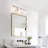Cono 3-light Bathroom Dimmable Vanity Light 2 Tiers Clear Glass Shade-309983177