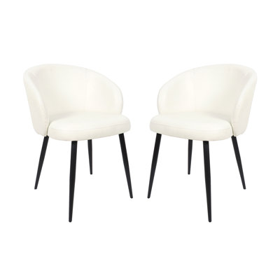Chaise d'appoint en cuir vegan Looma