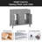 35'' Single Bathroom Vanity Base Only-87407976