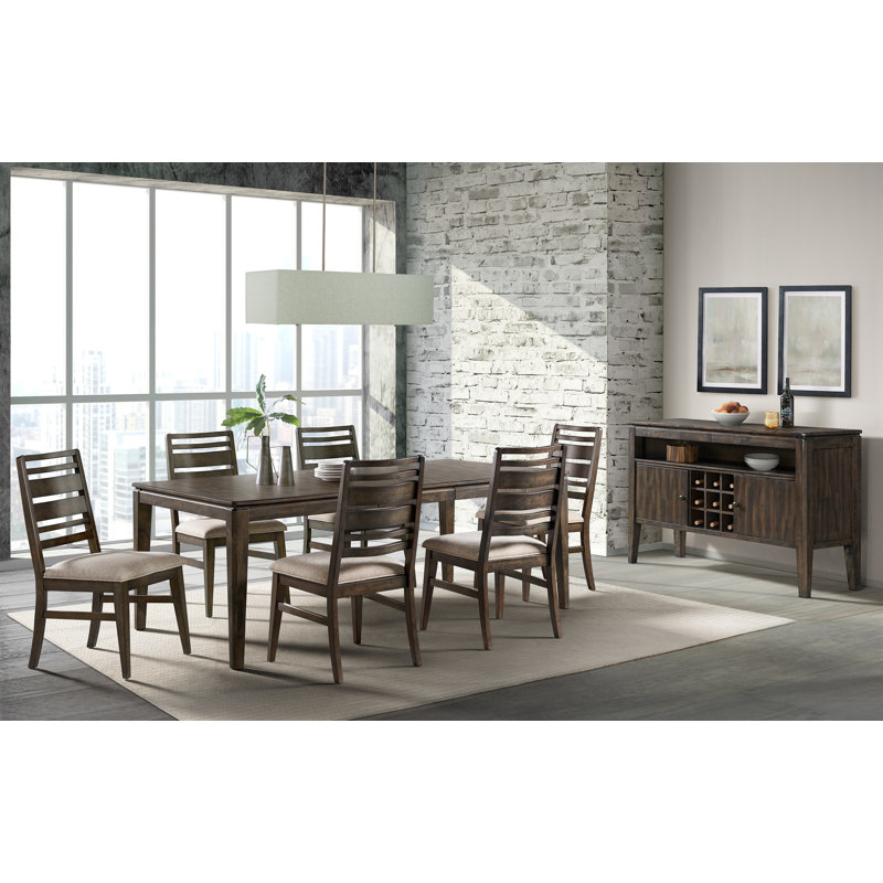 Rabea Dining/Counter Height Extendable Mango Solid Wood Dining Table, 36" H x 40" W x 72" L