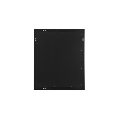 Rosenow Wood Flat Wall Mirror