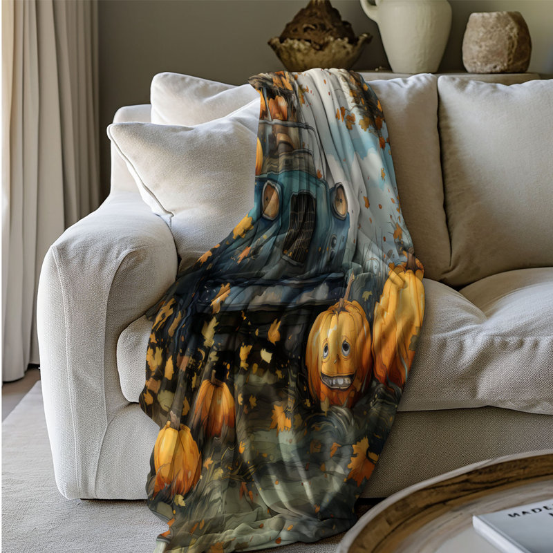 Autumn Haunts - 1 Piece Premium Blanket, Twin