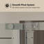 Cabine de douche réversible semi-sans cadre L 36 "x H 72"-101811055