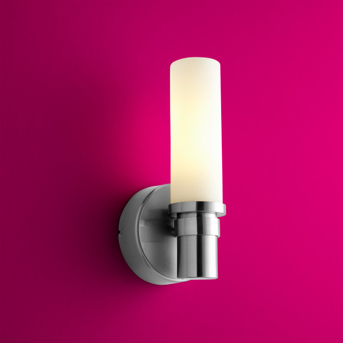 Sellner Armed Sconce, Satin Nickel