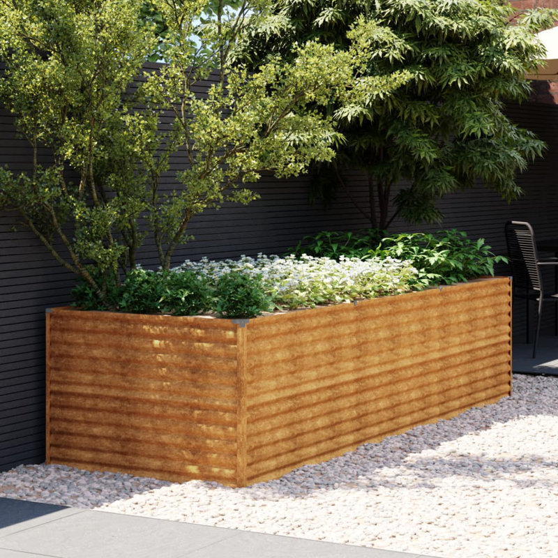 Almarene Metal Raised Garden Bed, 69cm H x 290cm W x 100cm D