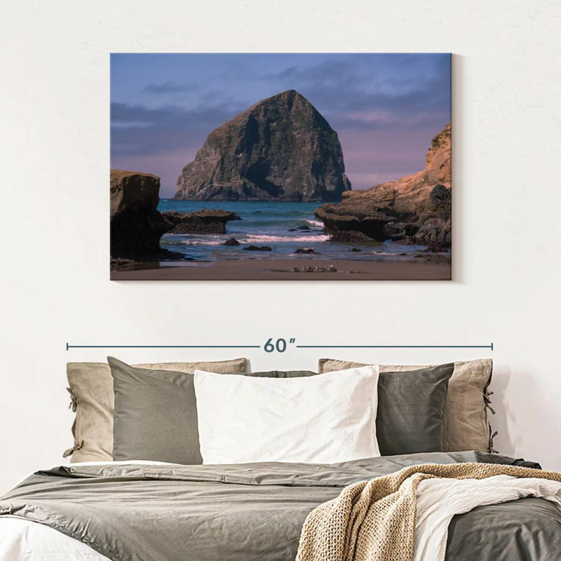 Gillard Oregon Haystack Rock, 32" H x 48" W