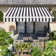 Dakota Fields 250cm W x 200cm D Fabric Cover Retractable Patio Awning