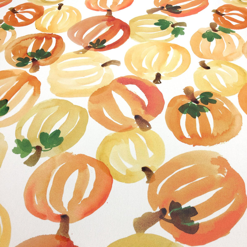 Grimsby Cotton Blend Tablecloth, Orange