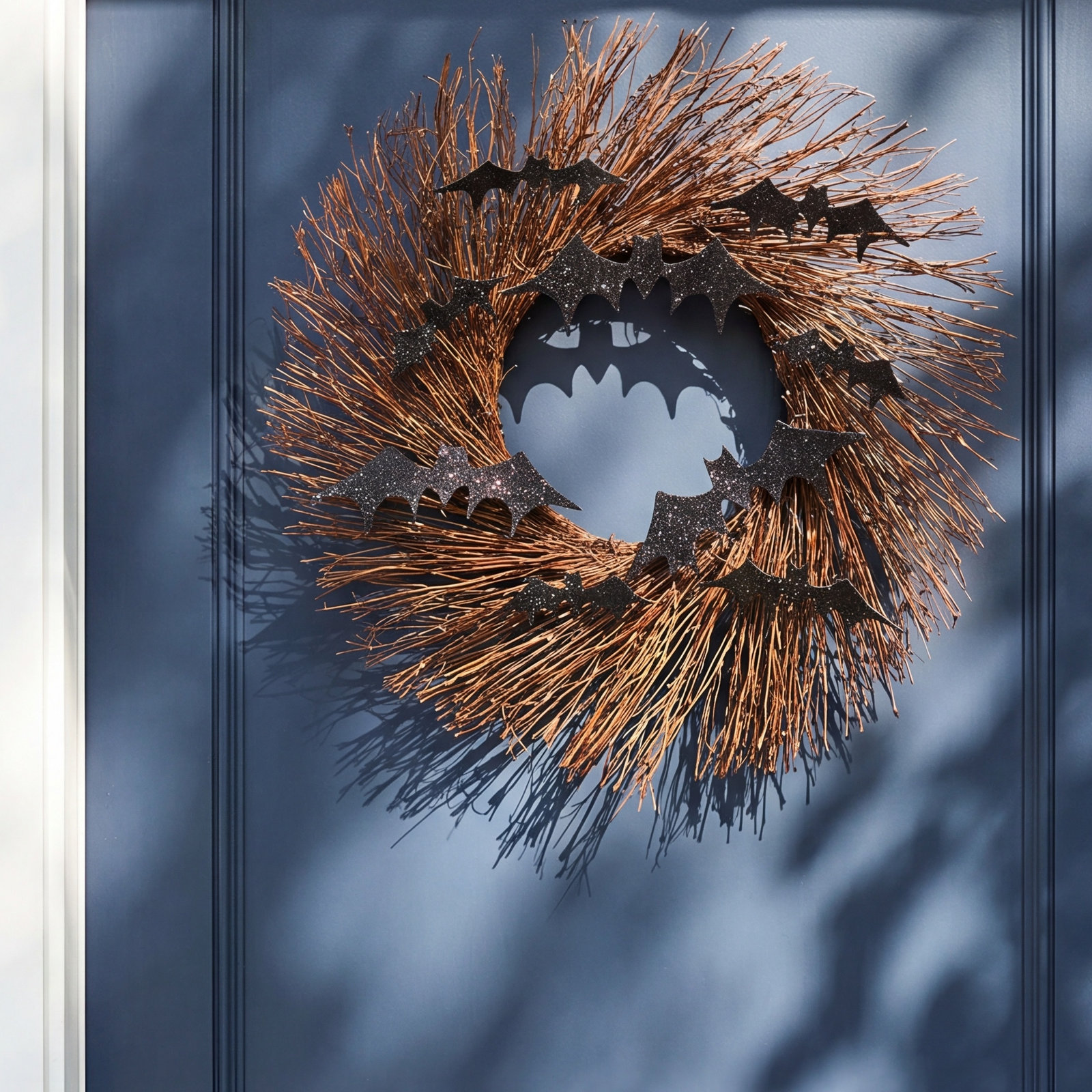 26" Bat Halloween Wreath